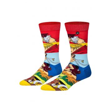 Sosete lungi cu print Street Fighter