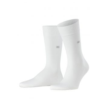 Sosete lungi din amestec de bumbac - Alb