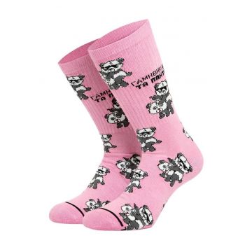 Sosete lungi unisex cu model grafic