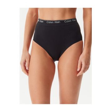 Chiloti clasici dama  talie inalta - negru - lenjerie intima -
