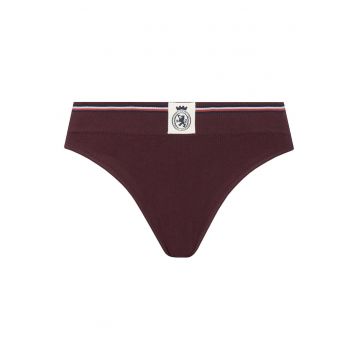 Chiloti tanga  bleumarin - Bordeaux