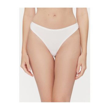 Chiloti tanga dama  alb - lenjerie intima