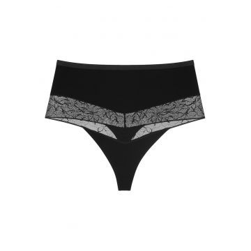 Chiloti tanga  negru - Negru