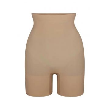 Lenjerie modelatoare -  pantaloni fara bretele - talie inalta - natural - nylon/elastan