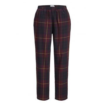 Pantaloni de pijama barbati -  carouri - bordeaux - bumbac -