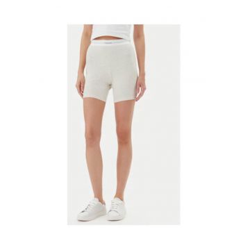 Pantaloni scurti de pijama pentru femei -  bumbac/elastan - gri -