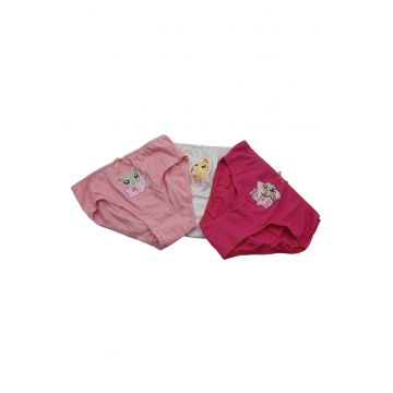 Set 3 perechi chiloti pentru fete - LPS914