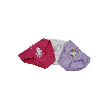 Set 3 perechi chiloti pentru fete - MLP032