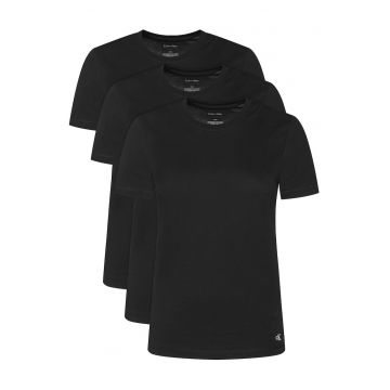 Set 3 tricouri de pijamale dama  negru