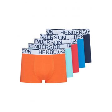 Set 5 perechi boxeri barbati -  Bumbac - Multicolor