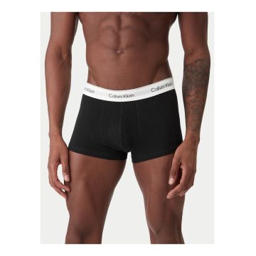 Set de boxeri uni cu talie cu banda logo - 3 perechi -