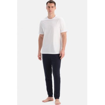 Set de pantaloni de pijama din amestec de modal - 2 perechi - Negru/Bleumarin