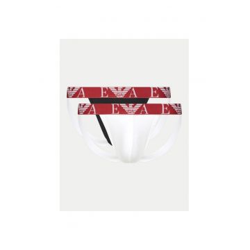 Set lenjerie intima sport barbati -  Alb/Negru