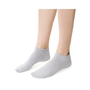 Sosete bumbac scurte  S052 - Gri
