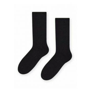 Sosete fine bumbac mercerizat 100% pentru costum  S016 - Negru