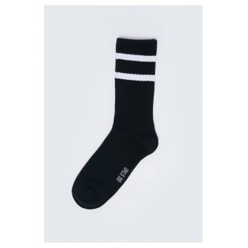 Sosete lungi unisex cu dungi Ribs 906