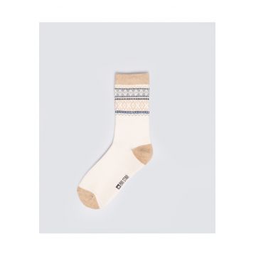 Sosete lungi unisex cu model