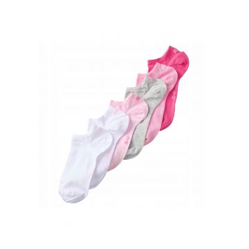 Sosete Sport -  701238879 002 - Marime: 39-42 - Continut Ridicat De Bumbac Pentru Confort - Constructie Respirabila Care Sustine Ventilatia - Cusaturi Plate Care Minimizeaza Frecarea - Elastic Pentru A Preveni Alunecarea - Multicolore - 6 Pachete