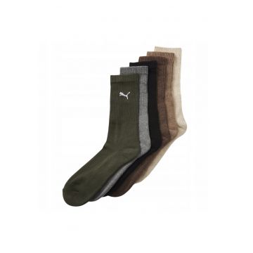 Sosete Sport -  701238892 001 - Marime: 43-46 - Tricot Moale Cu Predominanta De Bumbac - Material Respirabil - Ajustare Elastica Pe Picior - Cusaturi Plate Pentru A Minimiza Riscul De Frecare - Multicolore - 6 Perechi