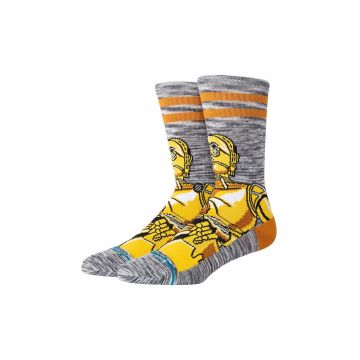 Sosete sport barbati  C3PO - 43-46 EU - culoare aurie - confort sporit