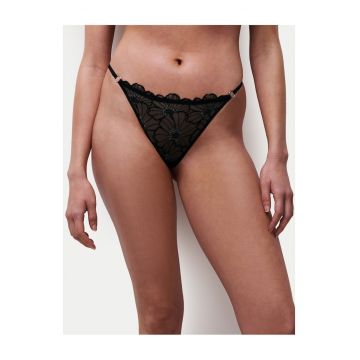 Tanga dama -  negru - lenjerie intima - Negru