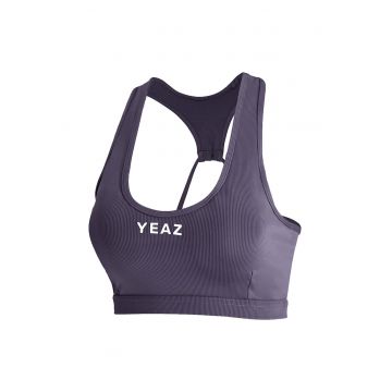 Bustiera pentru fitness cu decupaje pe spate ATTITUDE 29005 - Gri