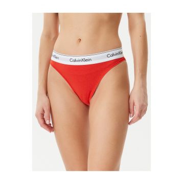 Chiloti clasici -  talie inalta - rosu - lenjerie intima dama -