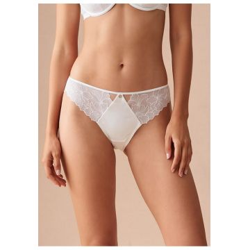Chiloti cu acoperire completa si broderie pe tul – Mira