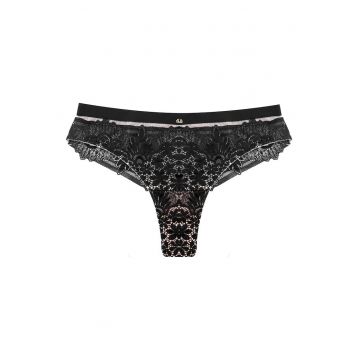 Chiloti tanga Ilusion  Negru - Negru