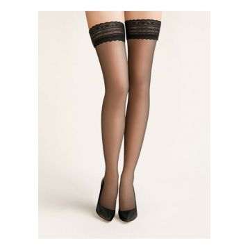 Ciorapi cu banda adeziva  199 Classic 8 den - Negru