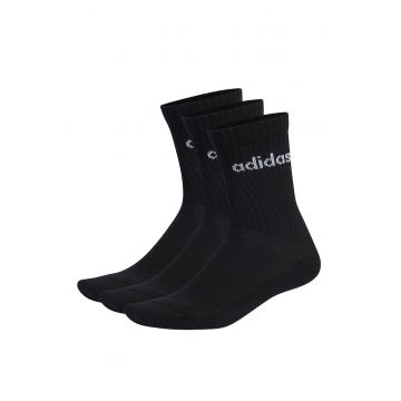 Set de 3 perechi de sosete scurte cu model - unisex - Negru