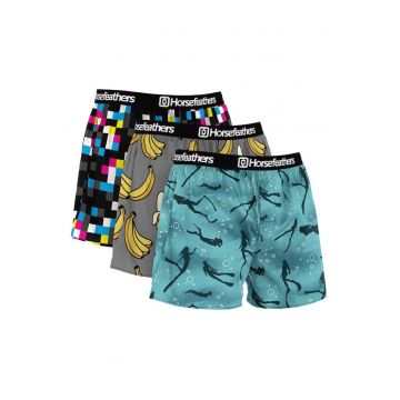 Set de boxeri cu imprimeu - 3 perechi -