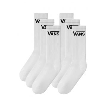 Set de sosete lungi cu logo contrastant - 6 perechi