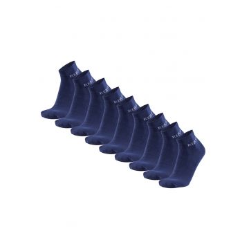 Set de sosete scurte unisex - 9 perechi - Albastru inchis