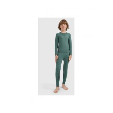 Set lenjerie termo  juniori - maneca lunga si colanti - verdedwqf - Verde