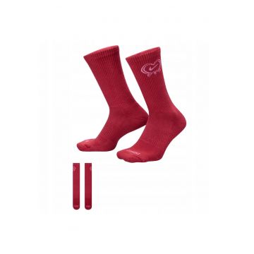 Set Sosete Sport  Everyday IH8626 613 Marime 38 42 Tehnologie Dri Fit Pentru Indepartarea Umezelii Tricot Moale Cu Continut Ridicat De Bumbac Material Respirabil Pentru Confort Ajustare Elastica Pe Forma Piciorului 3 Pachete