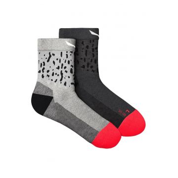 Sosete dama  Mountain Trainer Sal. Merino Quarter - Gri/Roz