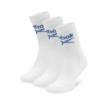 Sosete  lungi - unisex - alb - set 3 perechi