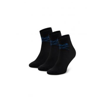 Sosete lungi unisex  set 3 perechi - negru -
