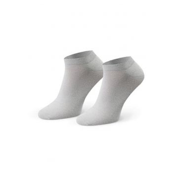 Sosete scurte bumbac  S045 - Gri deschis