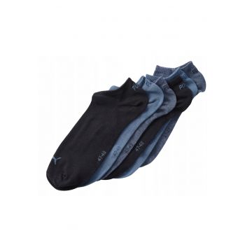 Sosete Sport -  701238879 001 - Marime: 43-46 - Bumbac Moale - Cusaturi Plate - Ajustare Elastica - Constructie Respirabila - Multicolore - 6 Bucati