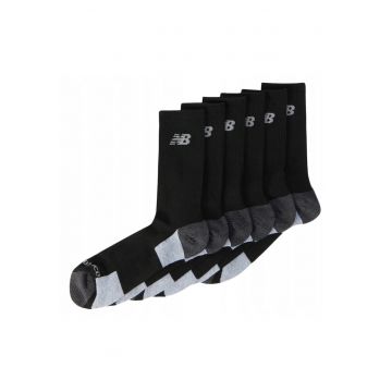 Sosete Sport -  Las51356Eu - Material Respirabil Pentru Circulatia Aerului - Tehnologie De Evacuare A Umiditatii Pentru Picioare Uscate - Ajustare Elastica Confortabila - Zone Intarite - 6 Perechi - Negru