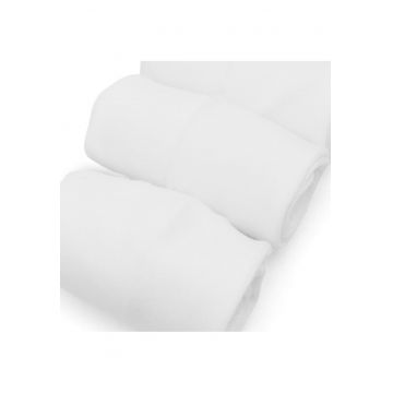 Sosete  unisex - alb - set 3 perechidwqf - Alb