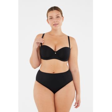 Sutien balconette cu sustinere metalica - Negru