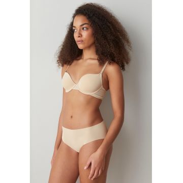Sutien clasic cu bretele detasabile - Bej deschis