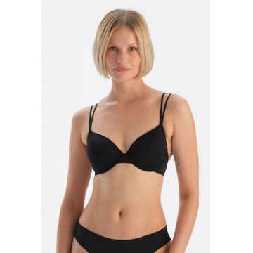 Sutien cu bretele ajustabile - Negru