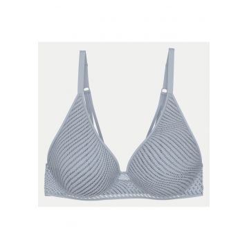 Sutien -  10217428 00MQ - poliester/poliamida/elastan - albastru -