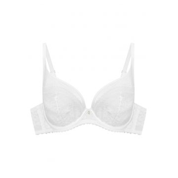 Sutien Clasic  Nickita Alb - Alb