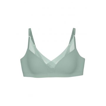 Sutien cu acoperire completa Shape Smart - Verde pal/Verde deschis