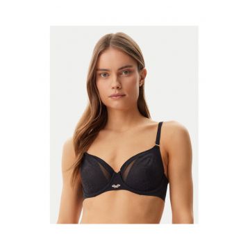 Sutien dama -  304889134 - Bumbac/Elastan - Negru - Negru